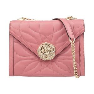Michael Kors Large Petal Flower Bag Pink/Gold New